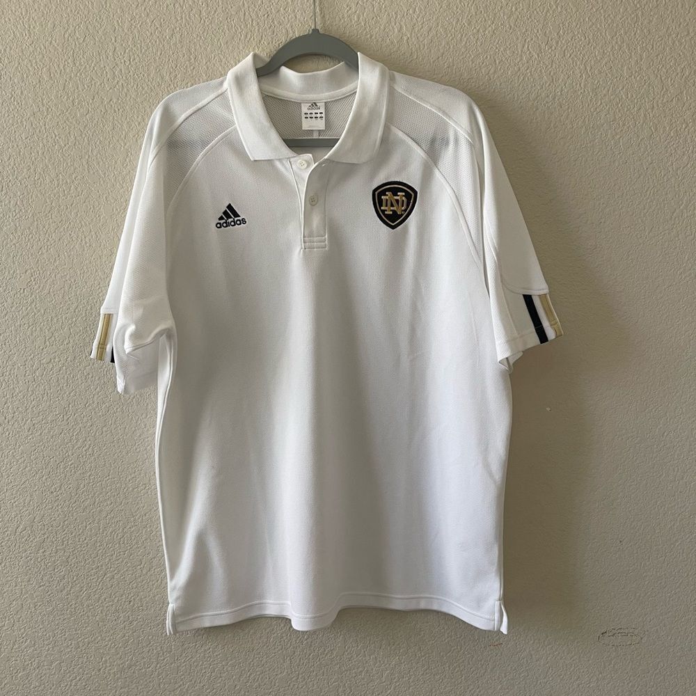 ‎Adidas Norte dame performance polo